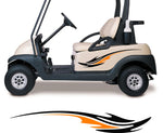 Golf Cart Two Color Decals Accessories Go Kart Stickers Side by Side Graphics MR001