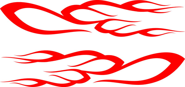 StickerChef Flame Decals for Cars Trucks Boats SFHF22