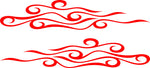 Flame Decals for Cars Trucks Boats Golf Carts SFHF29