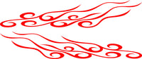 Flame Decals for Cars Trucks Boats Golf Carts SFHF30