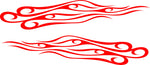 Flame Decals for Cars Trucks Boats Golf Carts SFHF34
