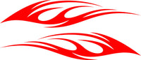 Hot Wheels R&W Logo Bumper Stickers - 2 Pack (Left/Right) For Car, Laptop, Wall