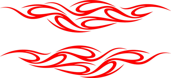 StickerChef Flame Decals for Cars Trucks Boats Golf Carts SFHF40