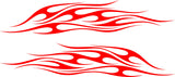 StickerChef Flame Decals for Cars Trucks Boats SFHF44