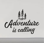 Adventure Is Calling RV Camper Decal Sticker Scene