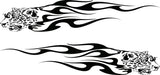 Leopard Flame Decals for Cars Trucks Boats Golf Carts Stickers