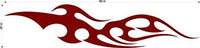 Auto Truck Car Boat Side Flames Tribal Decal Sticker  TF014