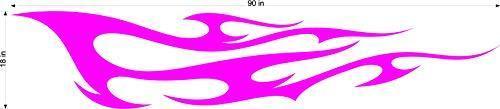 Auto Truck Car Boat Side Flames Tribal Decal Sticker  TF048