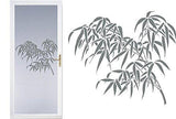 Bamboo Tree- DIY Etched Glass Vinyl- Window Film Privacy-