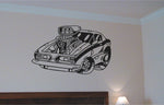 Barracuda Car Wall Decal - Auto Wall Mural - Vinyl Stickers - Boys Room Decor