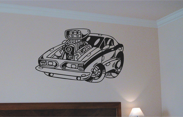 StickerChef Barracuda Car Wall Decal - Auto Wall Mural - Vinyl Stickers - Boys Room Decor