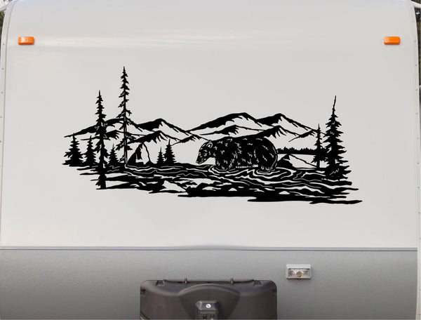 Replacement Rv Stickers Wildlife RV Decals - Animal Camper Graphics Bears Deer Elk | Sticker Chef