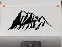 Beautiful Mountains Decal RV Camper Motor Home Sticker Mountain Scene