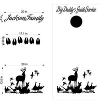 StickerChef Bird Hunter Cornhole Board Vinyl Decal Sticker Bean Bag Toss Stickers