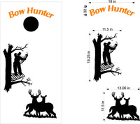 Bow Hunting Deer Buck Cornhole Board Vinyl Decal Sticker