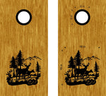 Buck Doe Cornhole Board Decals Sticker