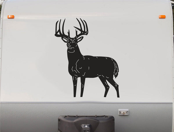 Monster Buck Standing Decal Trailer Camper Auto Truck Vinyl Sticker