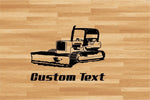 Bulldozer Car Wall Decal - Auto Wall Mural - Vinyl Stickers - Boys Room Decor