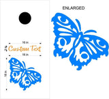 Butterfly Cornhole Board Vinyl Decal Sticker 01