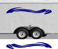 Pontoon Boat Camping Trailer Motor Home RV Replacement Decals CB29 Stripe Set