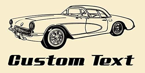 Vette  Car Wall Decals Stickers Graphics Man Cave Boys Room Décor
