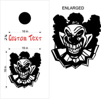 Joker and Clowns Cornhole Board Decals Stickers