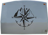 Compass Camper Trailer Decals Replacement Stickers Large 02