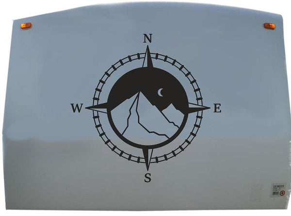 Compass Rv Symbol Compass RV Decals - Adventure Travel Graphics for Campers | Sticker Chef