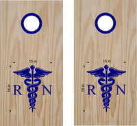 Cornhole Board Decals Nurse RN First Responders Bean Bag Boards Stickers