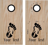 Cornhole Boards Decals Bigfoot Sasquatch Snowman Vinyl Decal Sticker