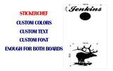 StickerChef Deer Buck Doe Elk Hunting Cornhole Board Vinyl Decal Sticker B04