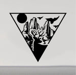 Deer Mountain Canyon RV Camper Van Door Decal Sticker Scene