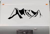 Denver Mountains Replacement RV Camper Trailer Camping Decal Sticker   Front End Cap