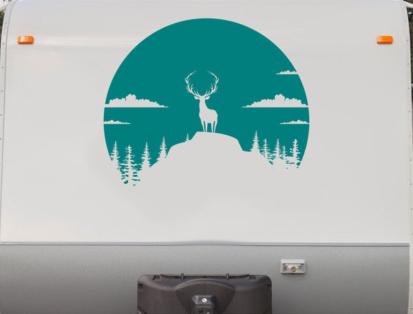 Deer Mountain Camper Trailer Truck Decals