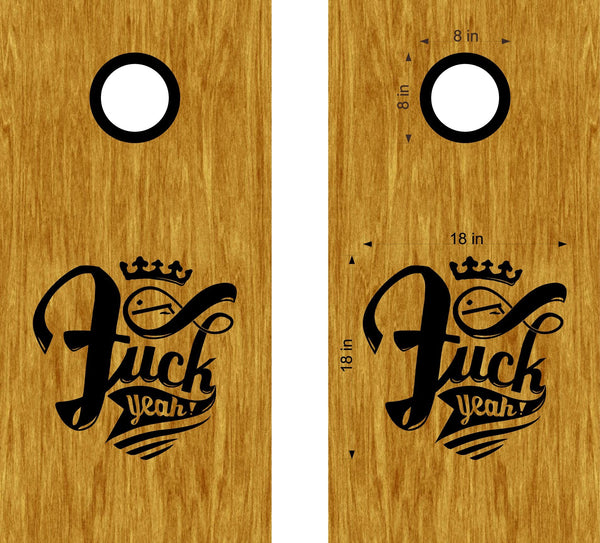 Do You Want To Play Cornhole Board Decals Sticker
