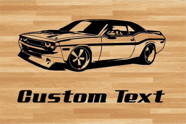 StickerChef Dodge Charger Challenger Car Wall Decal - Auto Wall Mural - Vinyl Stickers - Boys Room Decor