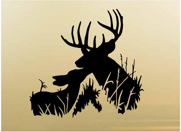 Doe Deer Hunting Wall Decals Mural Home Decor Vinyl Cabin Decor Stickers