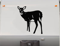 Doe Deer Standing Decal Trailer Camper Auto Truck Vinyl Sticker