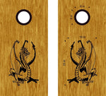 Dragon Cornhole Board Vinyl Decal Sticker DG43