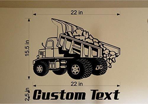 StickerChef Dump Truck Car Wall Decals Stickers Graphics Man Cave Boys Room Décor