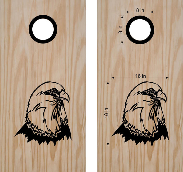 Eagle Cornhole Board Decals Bean Bag Toss Sticker Animal