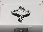 Eagle Flames Flying RV Camper Decals 5th Wheel Motor Home Replacement Decal Sticker