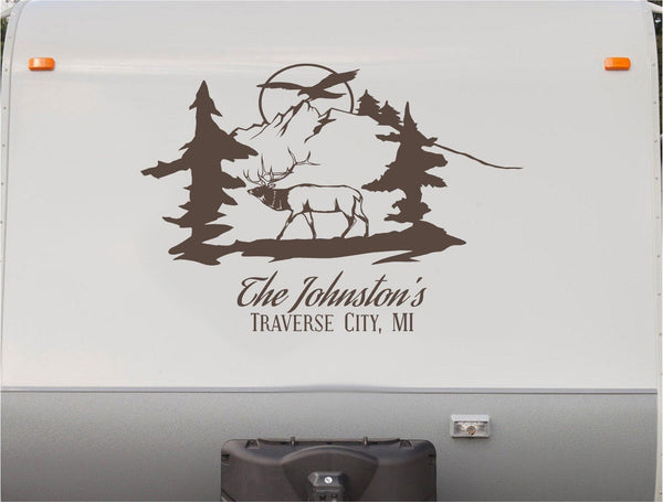 Wildlife RV Decals - Animal Camper Graphics Bears Deer Elk | Sticker Chef