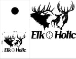 StickerChef Elk Hunter Cornhole Board Vinyl Decal Sticker Bean Bag Toss Stickers