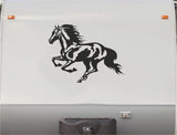 Equestrian Horse Trailer Vinyl Decals Enclosed Trailer Stickers Graphics Mural 246