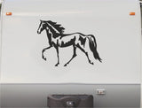 Equestrian Horse Trailer Vinyl Decals Enclosed Trailer Stickers Graphics Mural 249