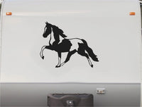 Equestrian Horse Trailer Vinyl Decals Stickers Graphic Custom Text Mural 251