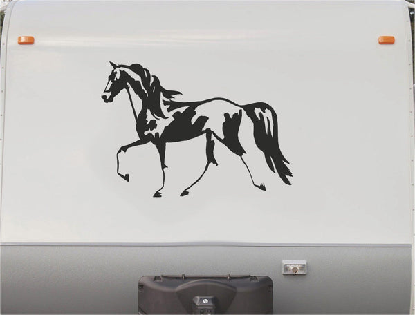 Equestrian Horse Trailer Vinyl Decals Stickers Graphic Custom Text Mural 252