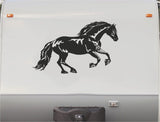 Equestrian Horseback Riding Horse Trailer Vinyl Decals Enclosed Trailer Stickers Graphics Mural 230