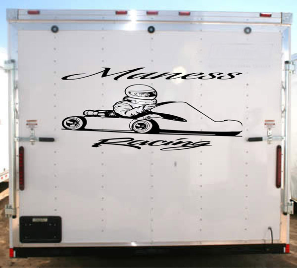 Racing Trailers Decals and Stickers